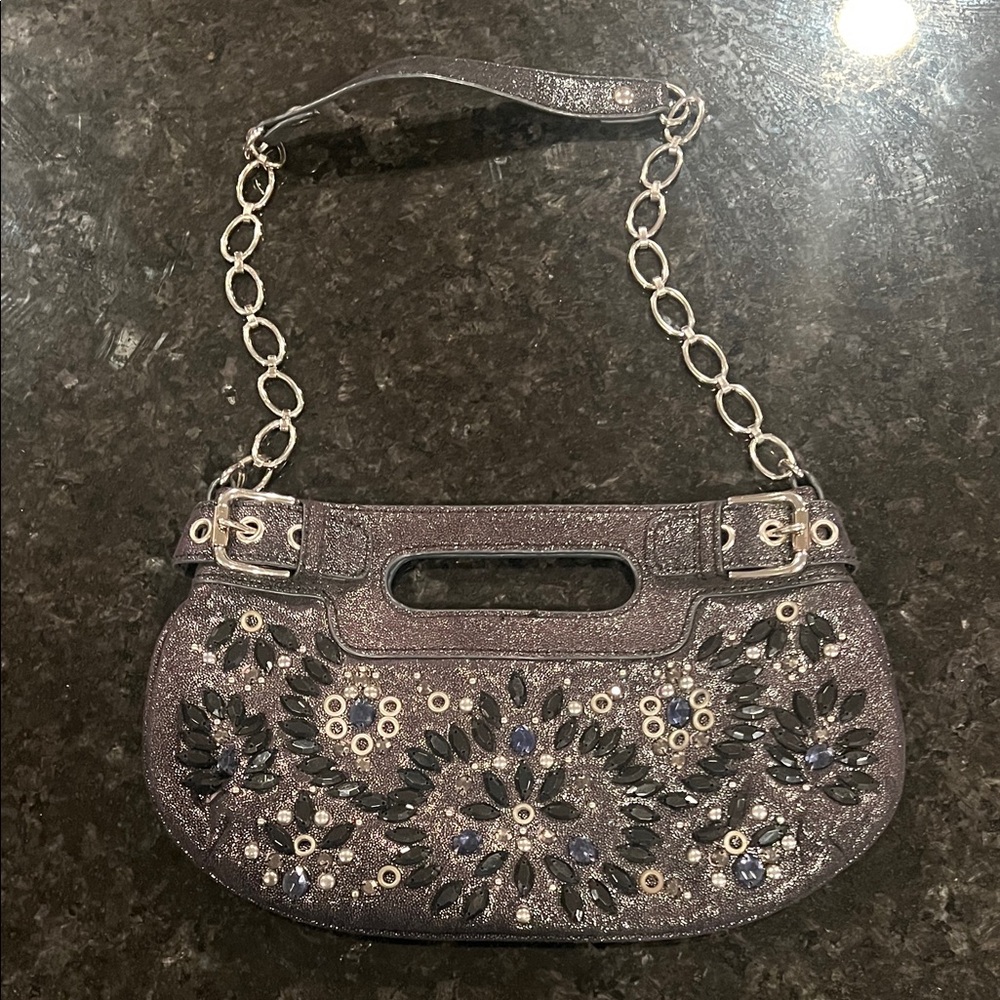 Rafe Elegant Black and Silver Women's Bag